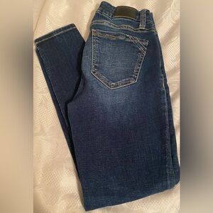 Girls Buckle Black Fit No 53 Ankle Skinny Stretch Jeans. Size 24x27 (10-12)